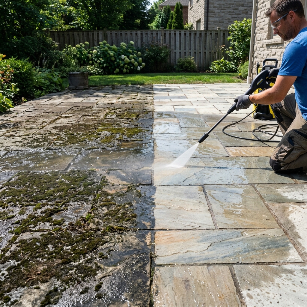 Patio Before and After
